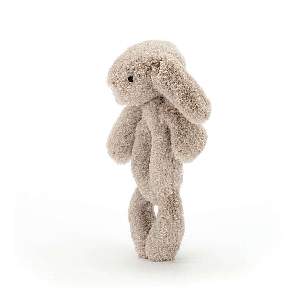 Bashful Beige Bunny Ring Rattle - 0