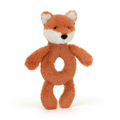 Bashful Fox Cub Ring Rattle - Twinkle Twinkle Little One