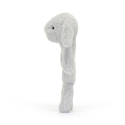 Bashful Silver (Grey) Bunny Ring Rattle - Twinkle Twinkle Little One