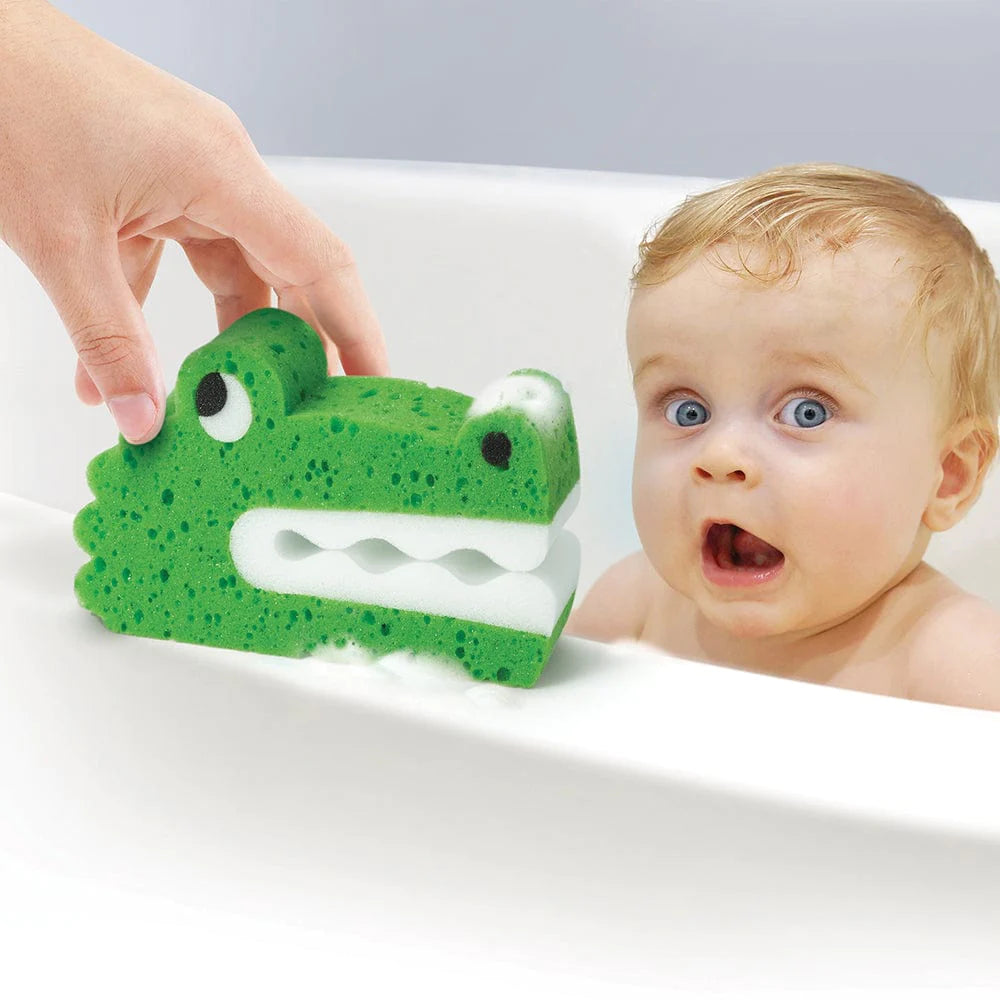 Crocodile Bath Biters Kids' Bath Sponge - Twinkle Twinkle Little One