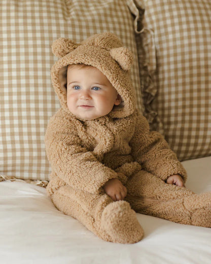 Bear Jumpsuit - Beige - Twinkle Twinkle Little One