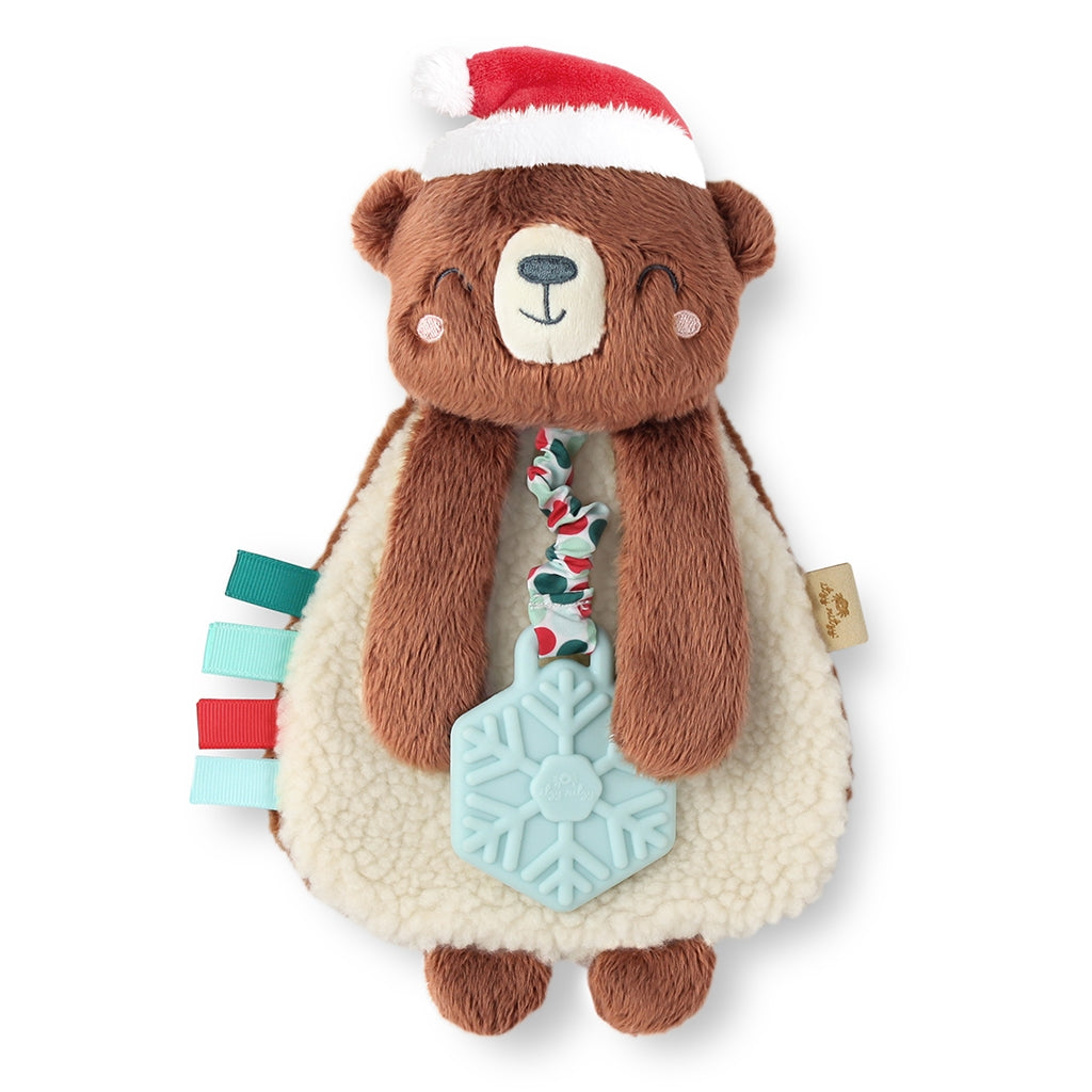 Holiday Itzy Lovey™ Plush And Teether Toy - Bear