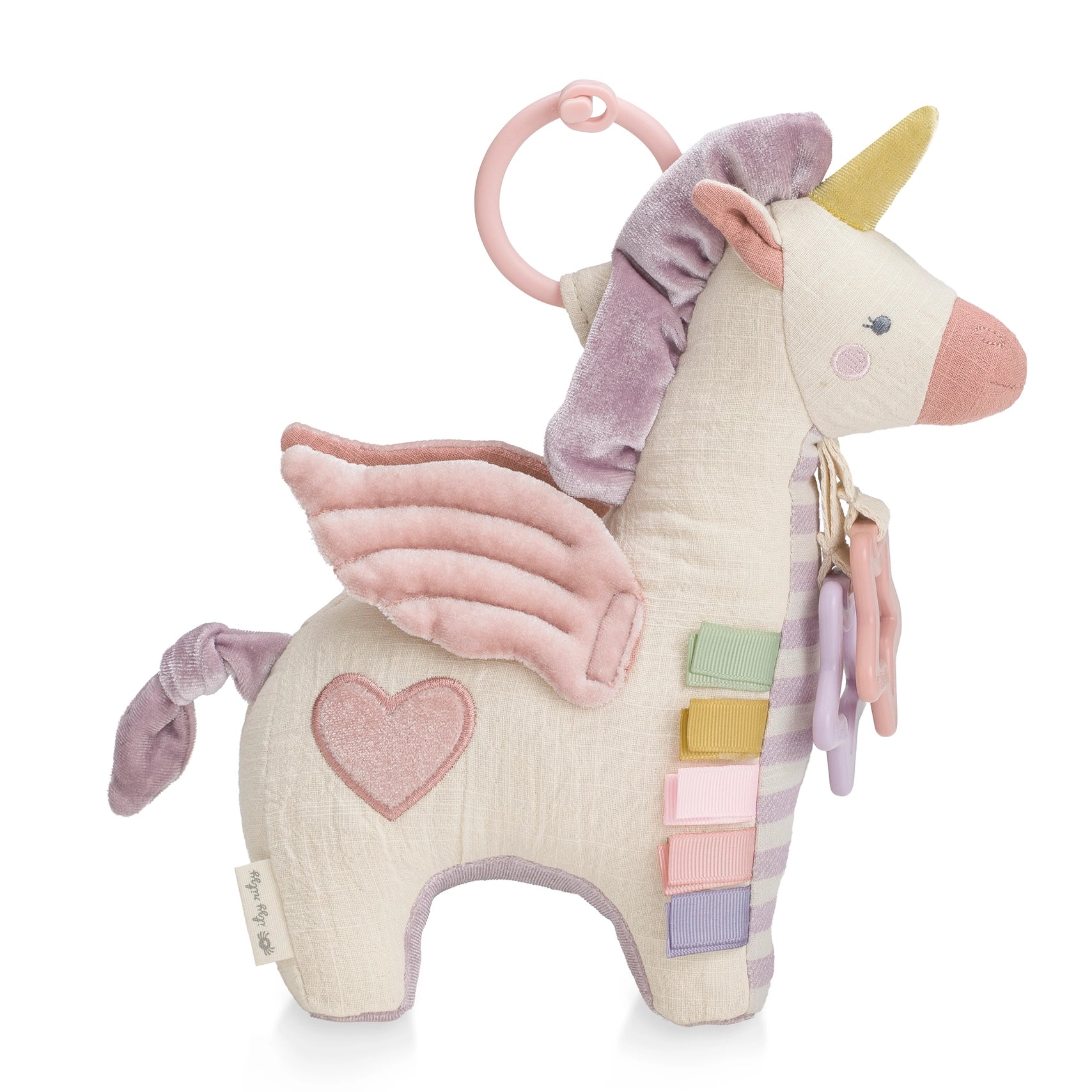 Bespoke Link & Love™ Activity Plush & Teether Toy - Pegasus - Twinkle Twinkle Little One