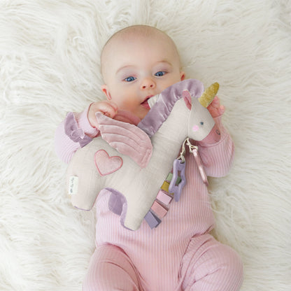 Bespoke Link & Love™ Activity Plush & Teether Toy - Pegasus - Twinkle Twinkle Little One