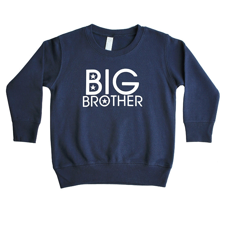 Navy Big Brother Sweatshirt - Twinkle Twinkle Little One