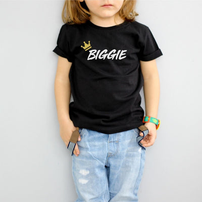 Biggie Gold Crown T-Shirt - Twinkle Twinkle Little One