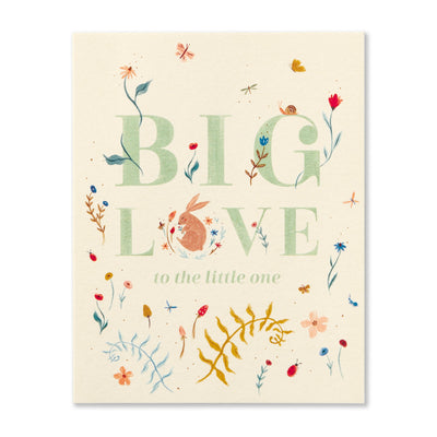 Big Love to the Little One - Baby Card - Twinkle Twinkle Little One