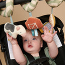 Bitzy Bespoke™ Itzy Bitzy Spiral Car Seat Activity Toy - Farm - Twinkle Twinkle Little One