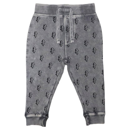 Lightning Bolt Zip Up Hoodie & Jogger Pant - Twinkle Twinkle Little One