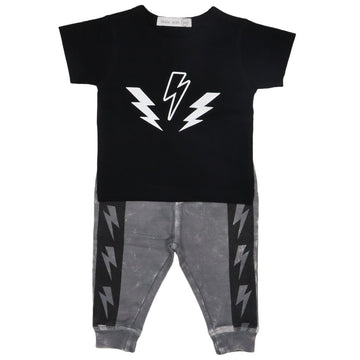 Bolts Tee & Enzyme Jogger Set - Twinkle Twinkle Little One