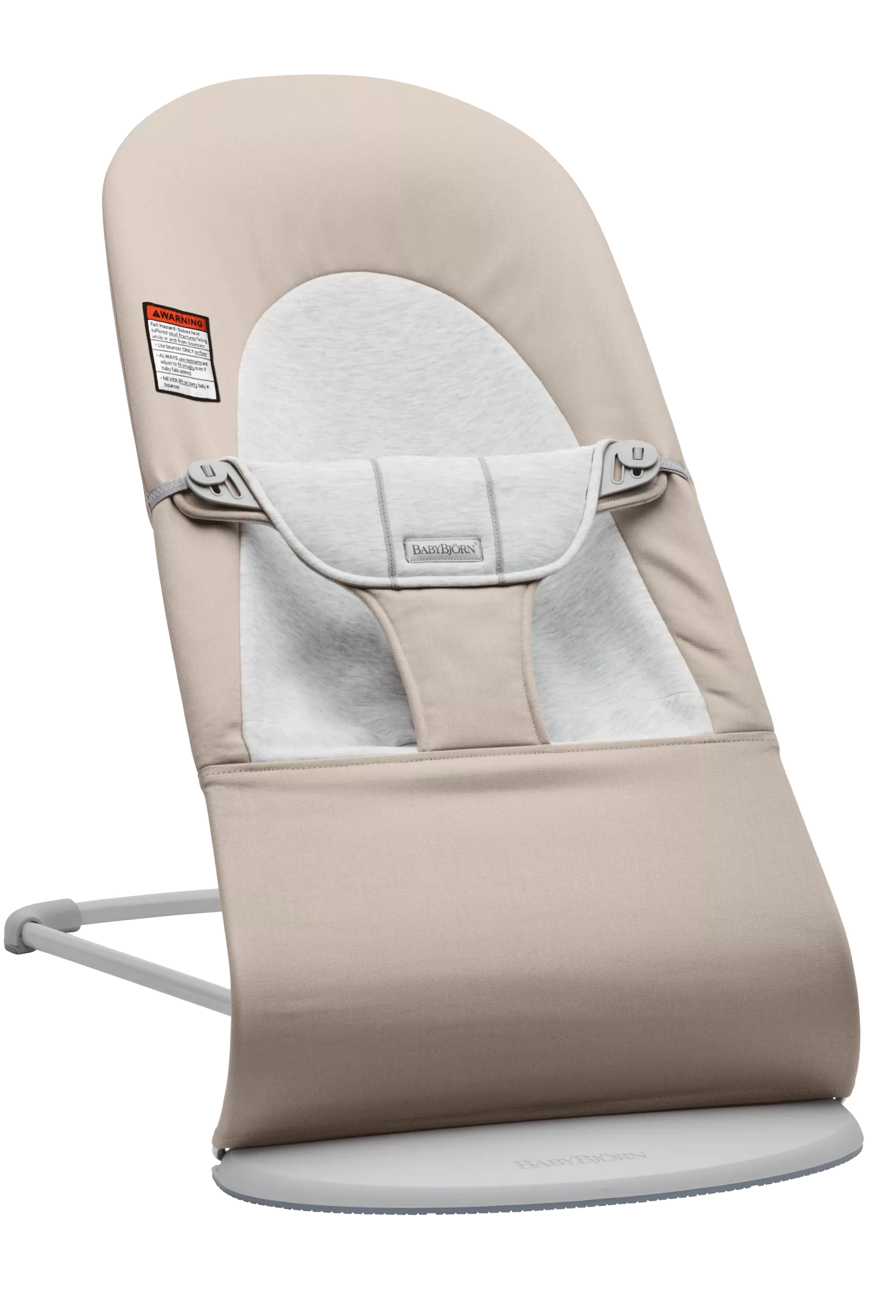  BABYBJÖRN Bouncer Balance Soft, Cotton/Jersey, Beige/Gray :  Baby