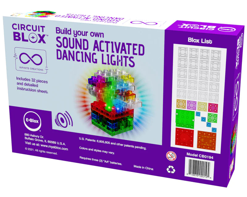 Circuit Blox™ Sound Activated Dancing Lights- E-Blox® - Twinkle Twinkle Little One