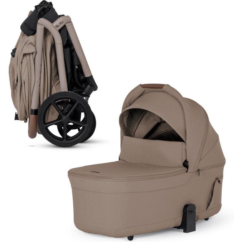 Silver Cross Breez Compact Stroller + Folding Bassinet Bundle