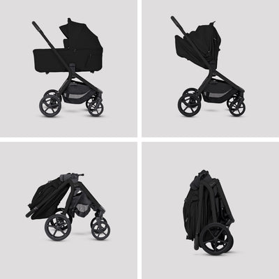 Silver Cross Breez Compact Stroller + Folding Bassinet Bundle