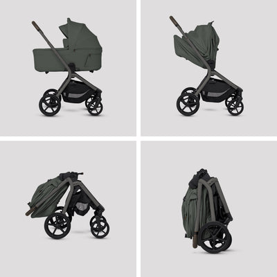 Silver Cross Breez Compact Stroller + Folding Bassinet Bundle