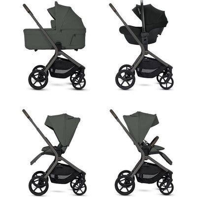 Silver Cross Breez Compact Stroller + Folding Bassinet Bundle