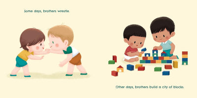 Brothers Are Brothers Forever: A Board Book about Sibling Love - Twinkle Twinkle Little One