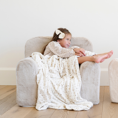 Personalized Cuddle Children's Chair - Twinkle Twinkle Little One