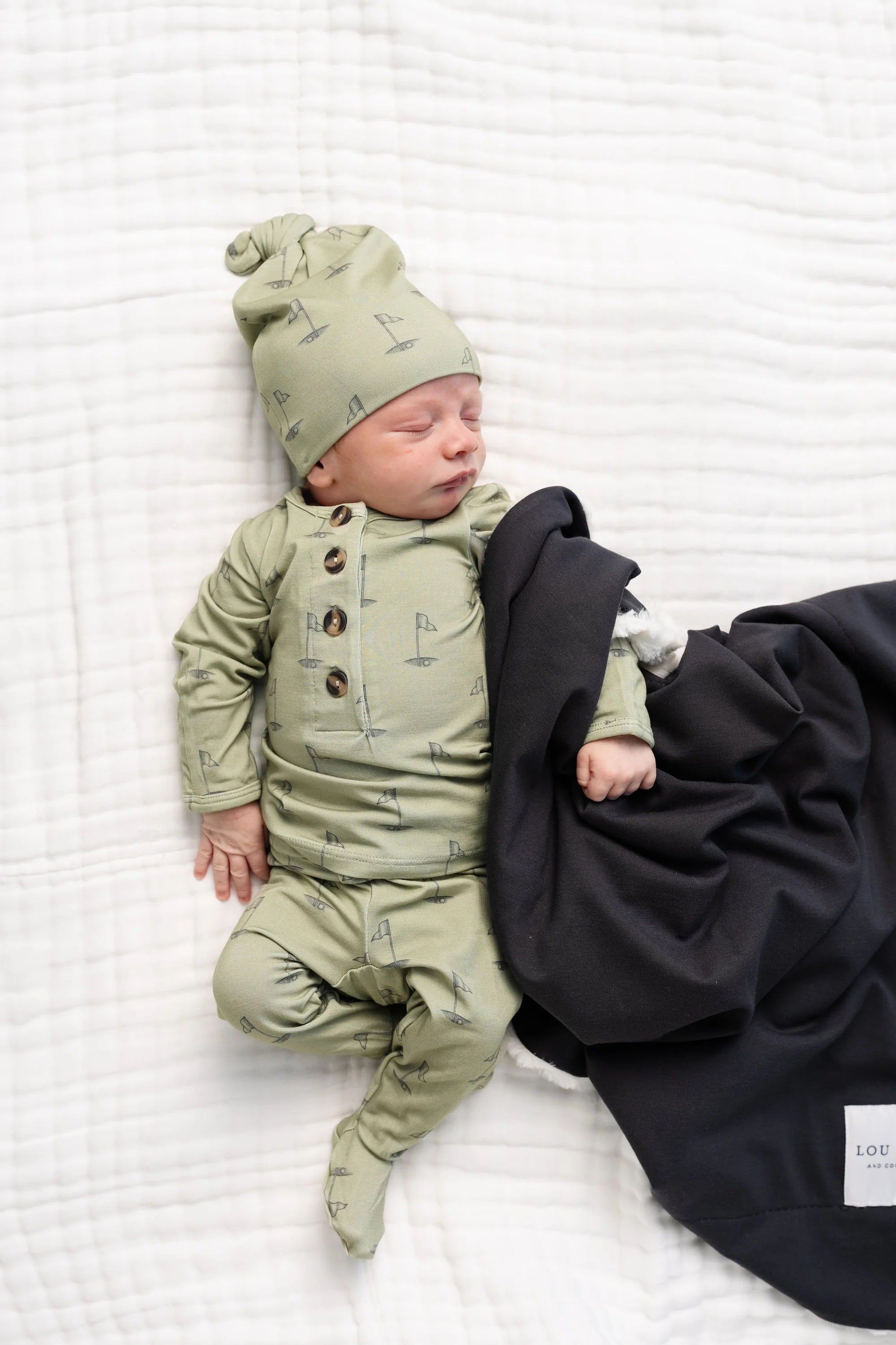 Lou Lou & Company Cal Top, Bottoms + Hat Set