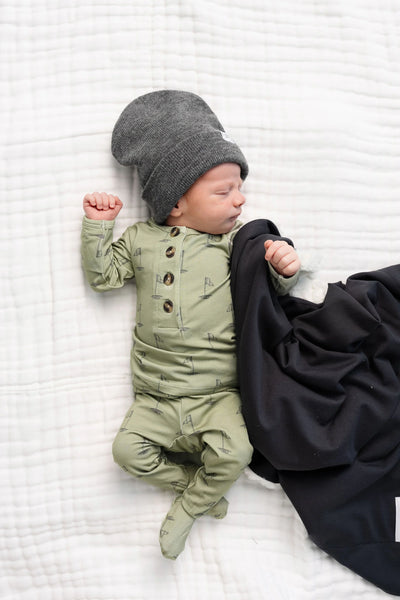 Lou Lou & Company Cal Top, Bottoms + Hat Set