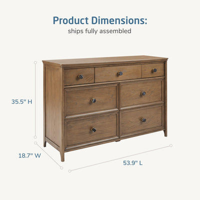 Maxi-Cosi Nursery Quiet Luxury 7-Drawer Dresser | PRESALE