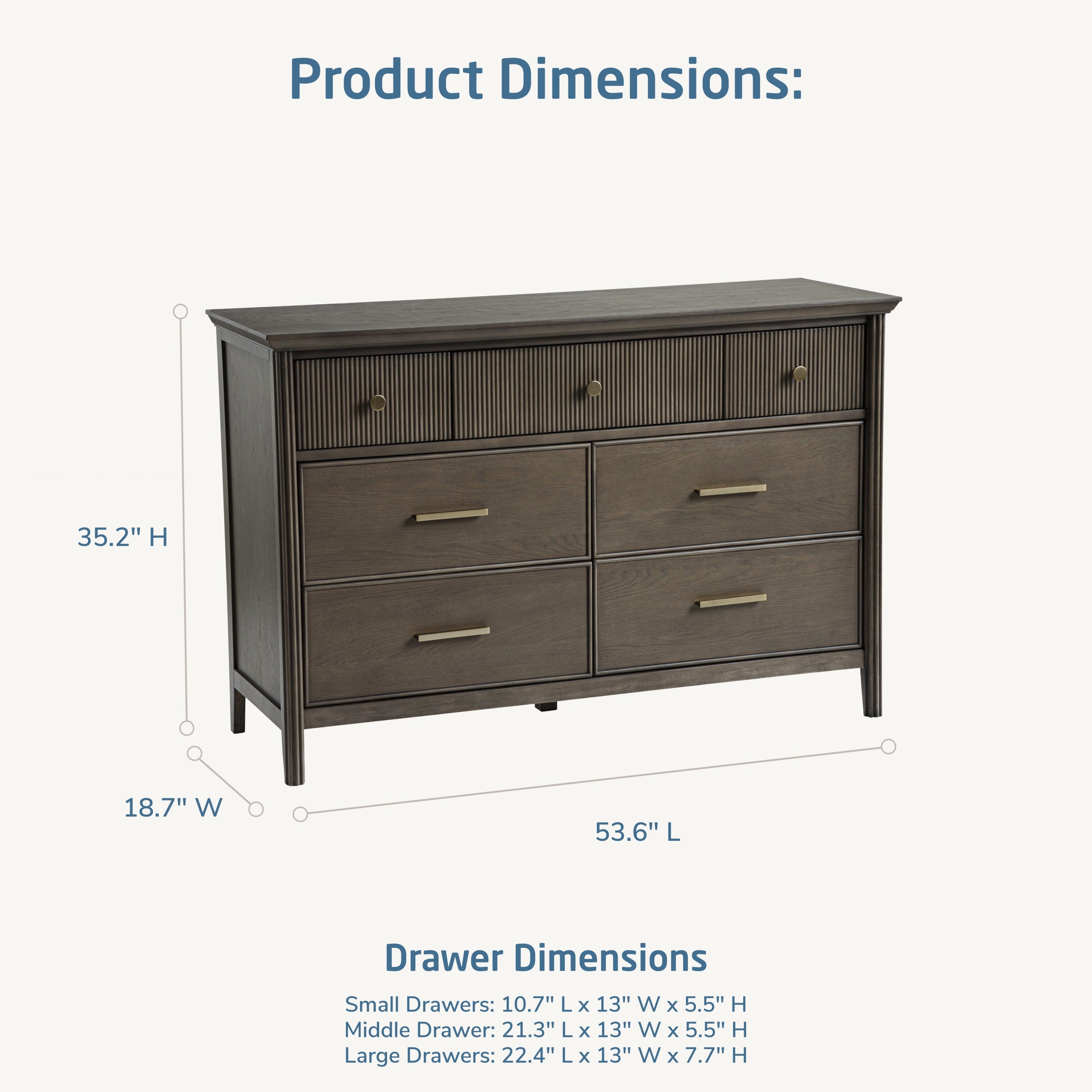 Maxi-Cosi Nursery Reid 7-Drawer Dresser