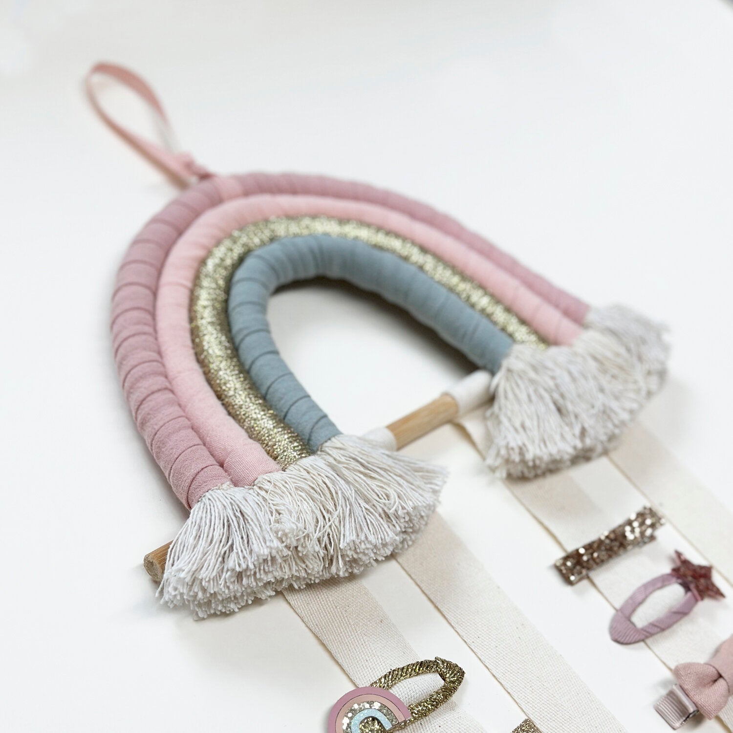 Rainbow Drops Clip Holder