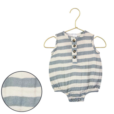 Lou Lou & Company CLOUD MUSLIN BUBBLE ROMPER - Lincoln - Twinkle Twinkle Little One