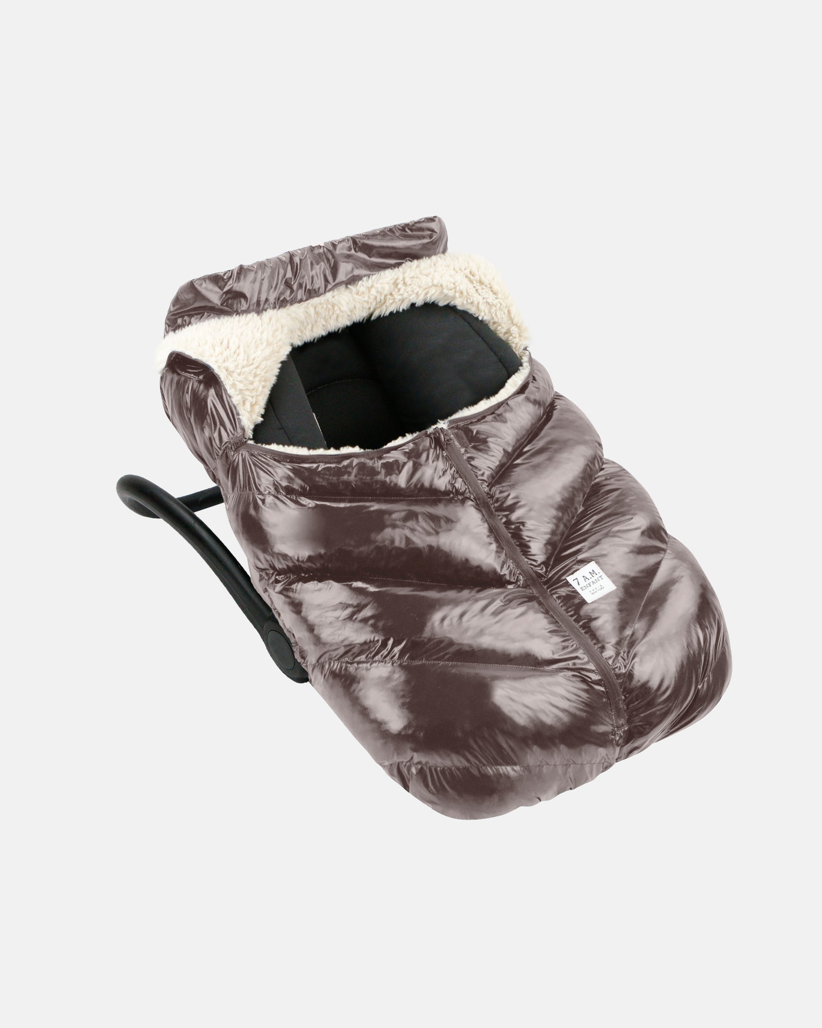 7 A.M. Enfant Car Seat Cocoon - Brown Polar