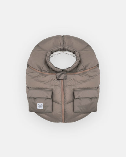 7 A.M. Enfant Car Seat Cocoon - Chestnut Oslo Cloud - Twinkle Twinkle Little One