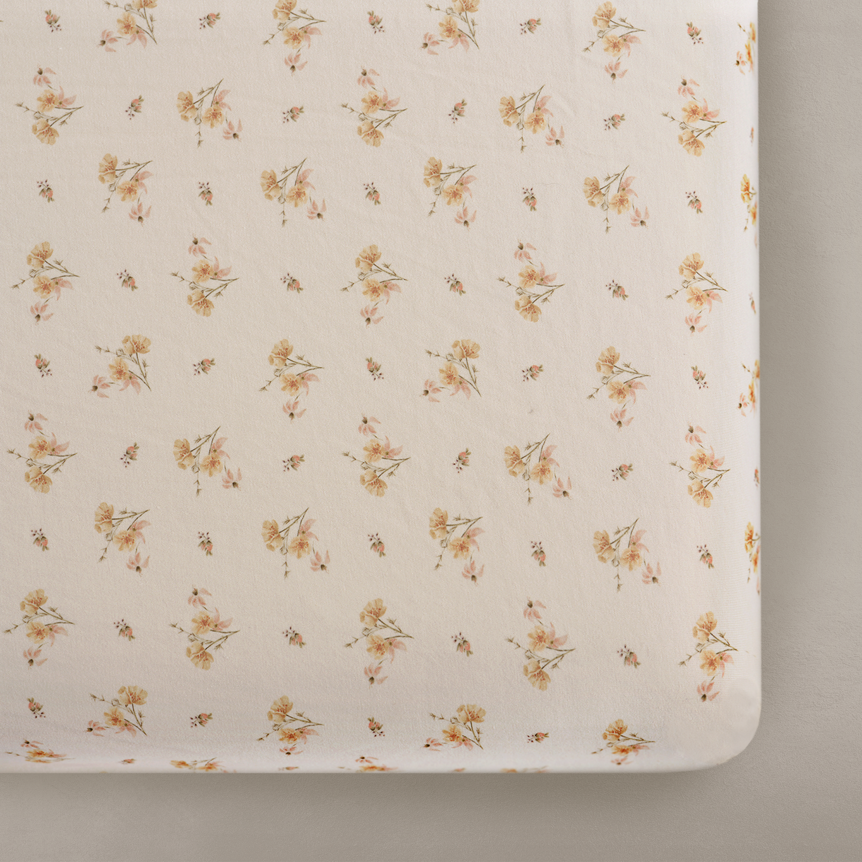 Dainty Floral Crib Sheet - Twinkle Twinkle Little One