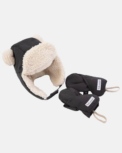 7 A.M. Enfant Cub Set Benji - Hat & Mittens - Smokey - Twinkle Twinkle Little One