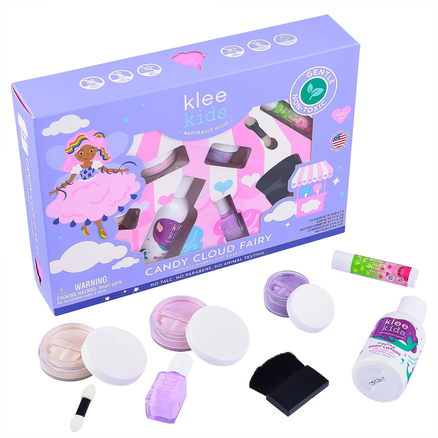 Candy Cloud Fairy - Klee Kids Natural Play Makeup 6-PC Kit - Twinkle Twinkle Little One