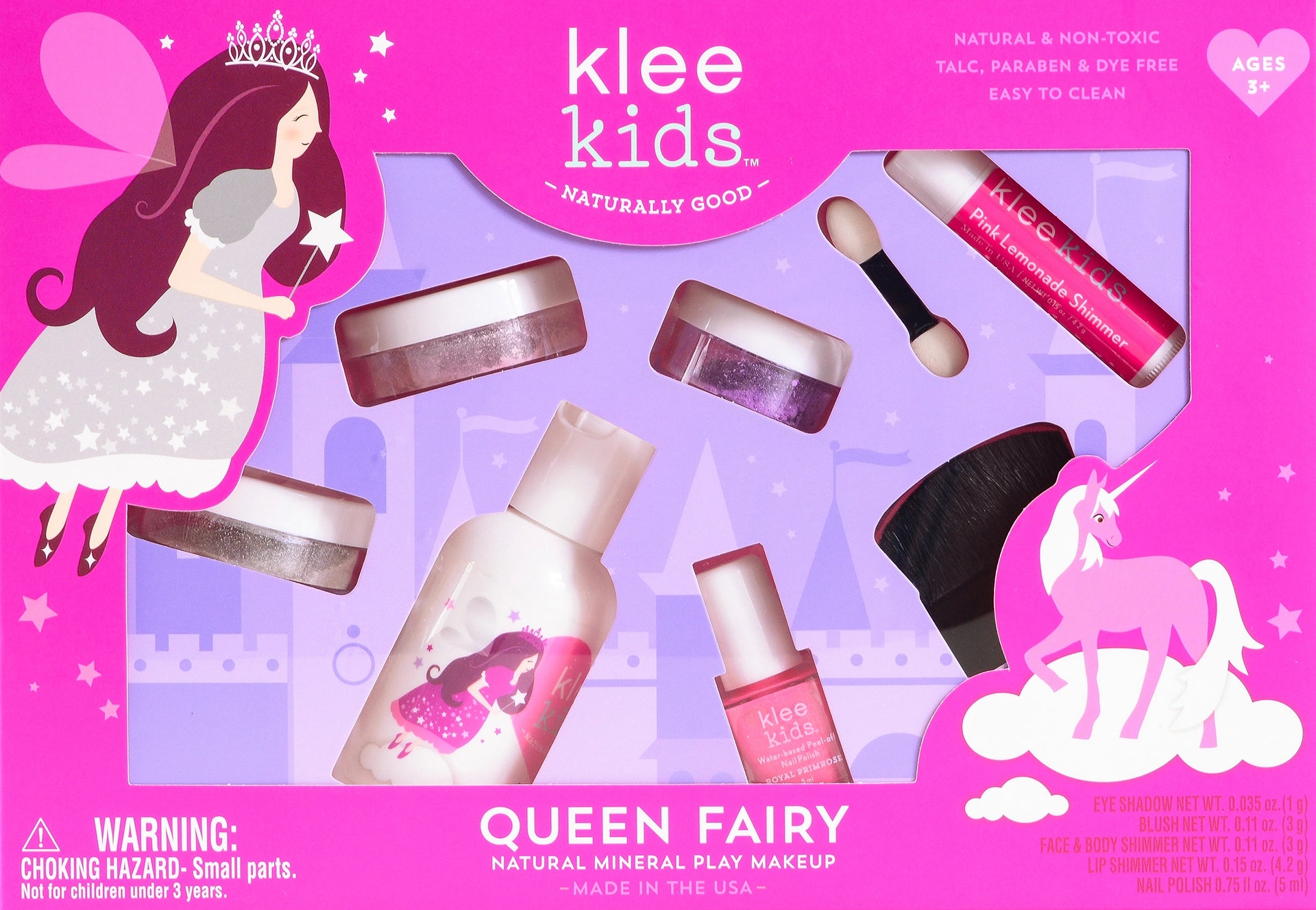 Candy Cloud Fairy - Klee Kids Natural Play Makeup 6-PC Kit - Twinkle Twinkle Little One