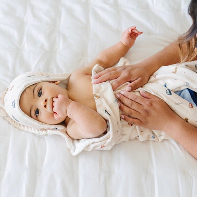 Infant Hooded Towel - Twinkle Twinkle Little One