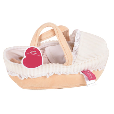 Grace Baby Soft Doll with Carrycot, Bottle & Blanket - Twinkle Twinkle Little One