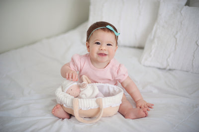 Grace Baby Soft Doll with Carrycot, Bottle & Blanket - Twinkle Twinkle Little One