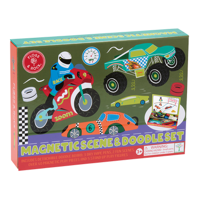 Cars Magnetic Scene & Doodle Set image 1
