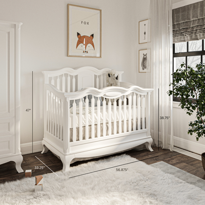 Romina Cleopatra Convertible Crib / Open Back