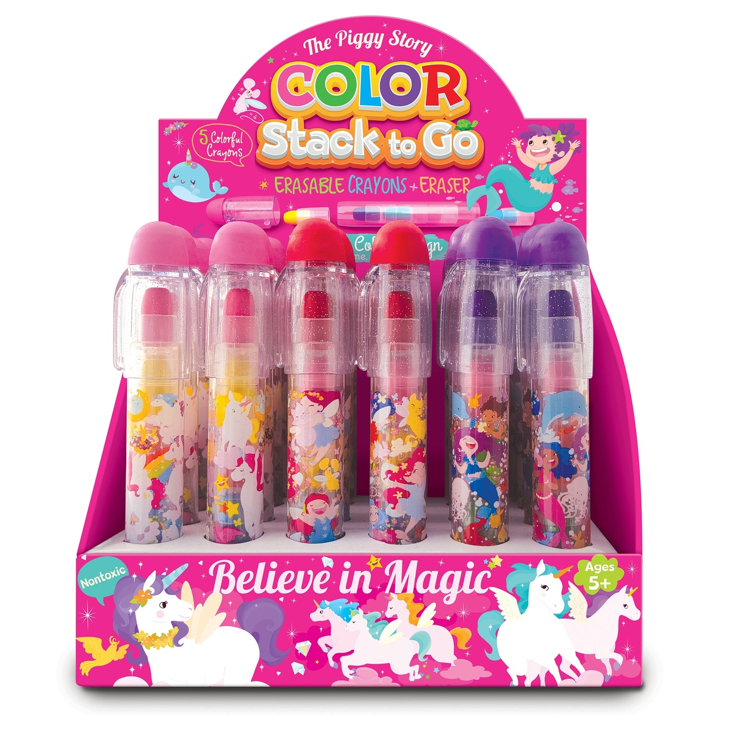 Color Stack To Go Erasable Crayons - Believe in Magic - Twinkle Twinkle Little One