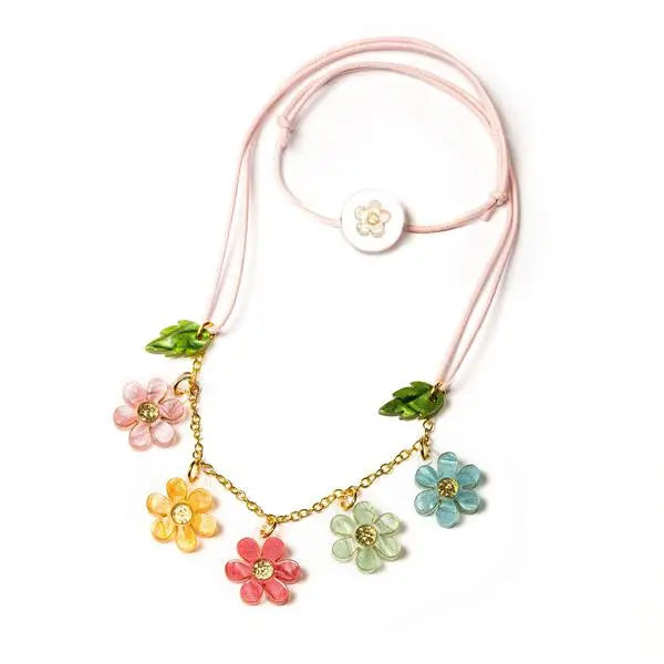 Colorful Flowers Necklace - Twinkle Twinkle Little One