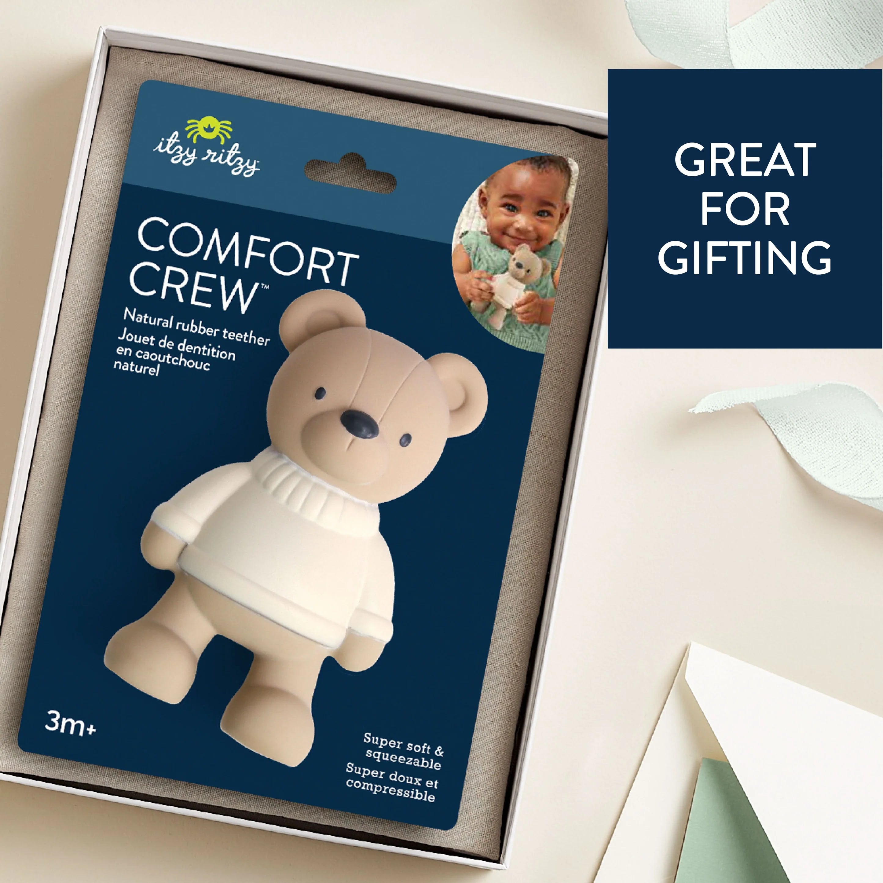 Itzy Ritzy Comfort Crew Natural Rubber Latex Teether