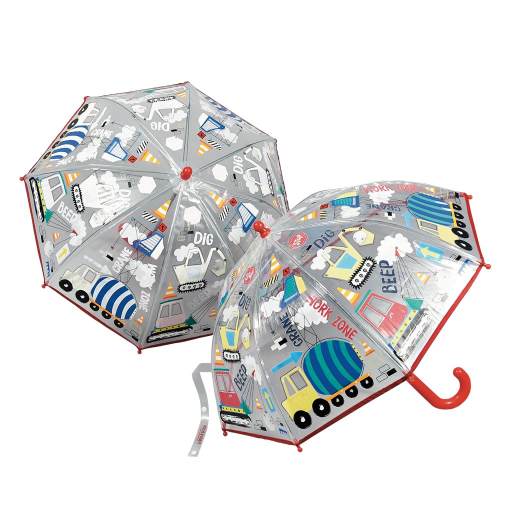 Construction Transparent Colour Changing Umbrella image 1
