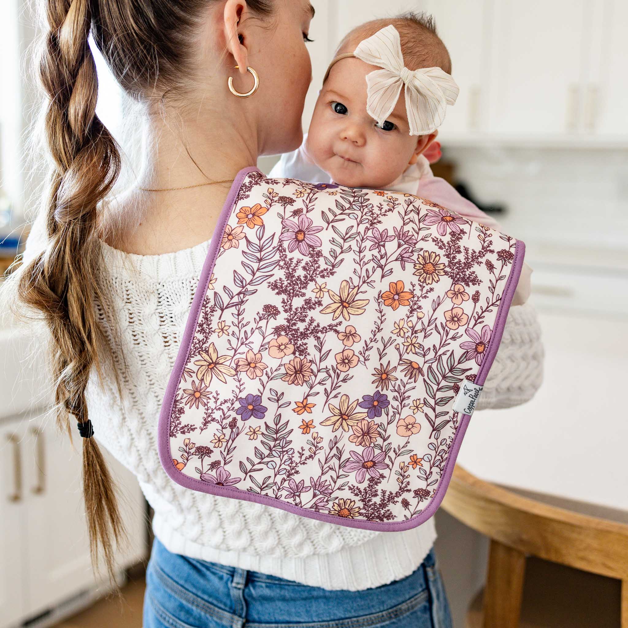 Flora Premium Burp Cloths - Twinkle Twinkle Little One