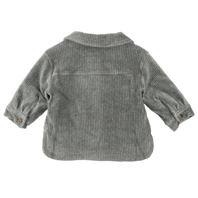 Corduroy Shacket Jacket - Heather Gray - Twinkle Twinkle Little One