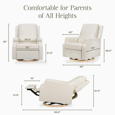 Namesake Crewe Recliner and Swivel Glider
