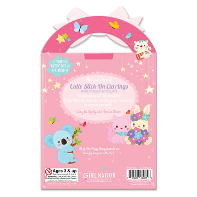 Cutie Stick-On Earrings - Animal Friends - Twinkle Twinkle Little One