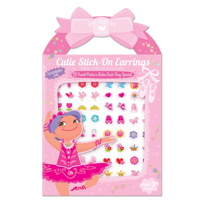 Cutie Stick-On Earrings - Pretty Ballerinas - Twinkle Twinkle Little One