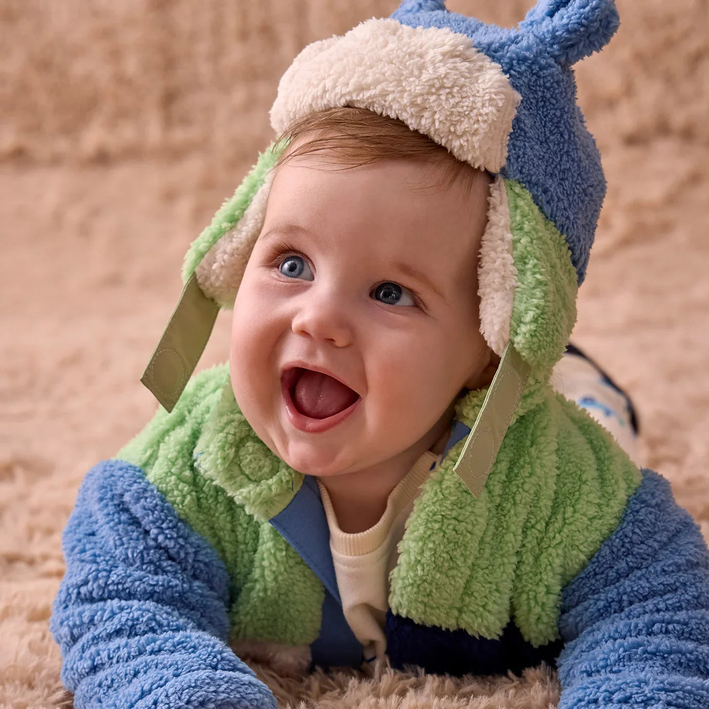 Magnetic Me Blue Colorblock Sherpa Hat