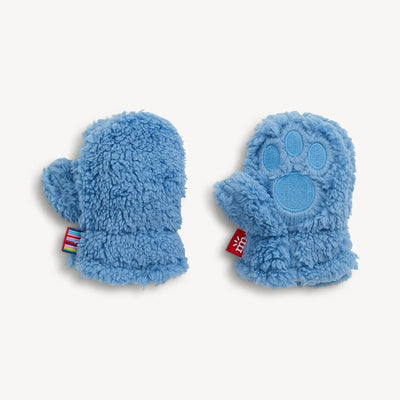 Magnetic Me Blue Colorblock Sherpa Mittens